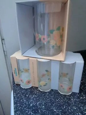 Buy Marks And Spencer Midsummer Water Set ( Jug And 6 Glasses) New In Box • 40.50£