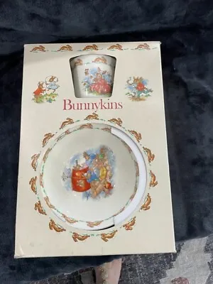 Buy Royal Doulton Bunnykins Children's Three Piece Dish Set In Original Box New/Open • 23.71£