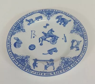 Buy Spode Edwardian Childhood Blue/White Plate 19.5cm • 9.99£