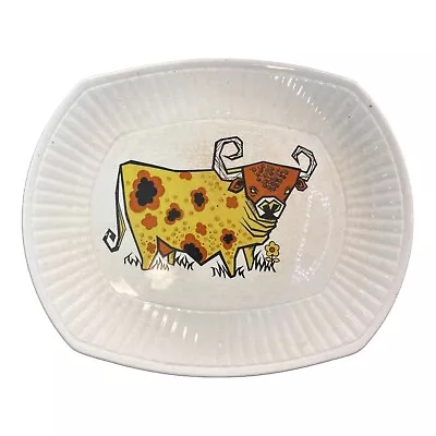 Buy Vintage English Ironstone Pottery Beefeater Plate Bull / Cow Steak • 8£