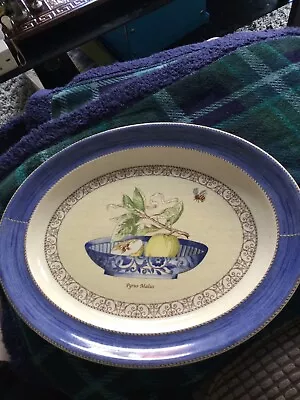 Buy Sarahs Garden Wedgewood Blue Meat Platter • 50£