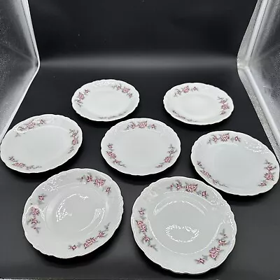 Buy 7 WAWEL  ROSE SPRAY  MADE IN POLAND Dessert/Bread & Butter Plates....EXCELLENT! • 48.23£