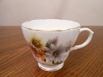 Buy DUCHESS Bone China England Floral Pattern #387 Footed Tea Cup • 4.33£