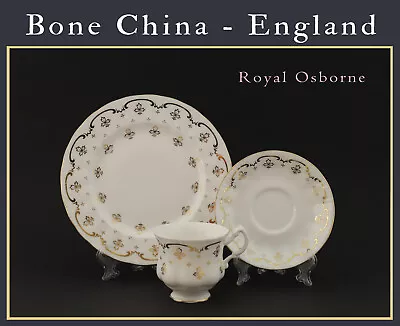 Buy Royal Osborne, Bone China, Collectible Cover Gold Decor England • 11.21£