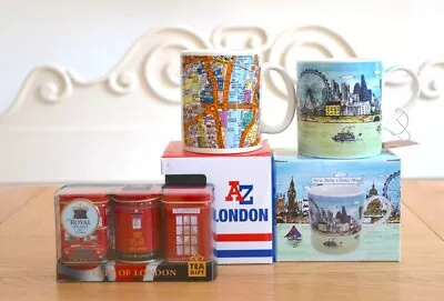 Buy Christmas Presents Bone China Mugs Coffee Tea Cup Queen London Icon Gift Box   • 19.99£