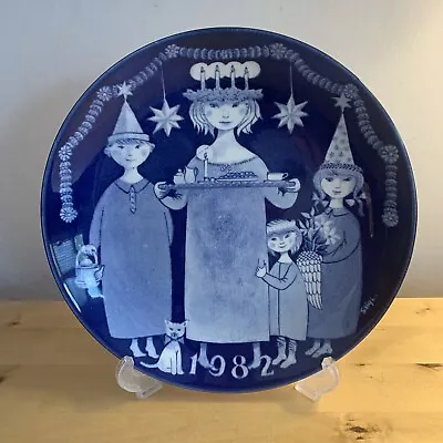 Buy Gustavsberg Jultallrik Christmas Plate, Designed By Stig Lindberg 1982 • 10£
