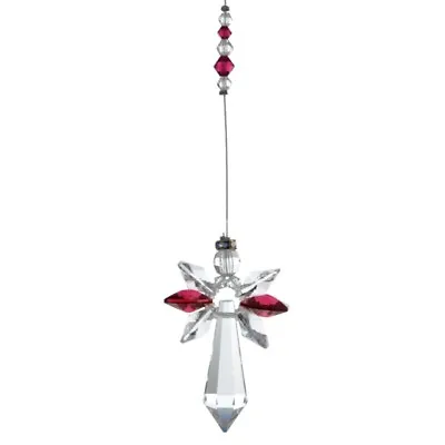 Buy GENUINE Austrian LARGE Crystal Guardian Angel Hanging Sun-catcher BIRTHSTONE • 16.99£