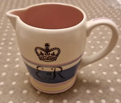 Buy Vintage Poole Pottery Commemorative Creamer Jug - 1953 Queen Elizabeth II • 19.99£