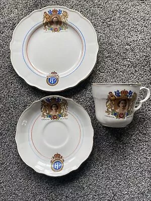 Buy Queen Elizabeth II - June 2nd 1953 - Coronation Commemorative China Tea Set • 9.50£