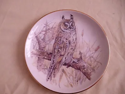 Buy Prinknash Pottery Plate Picture Of Long-eared Owl Made In England • 3.99£