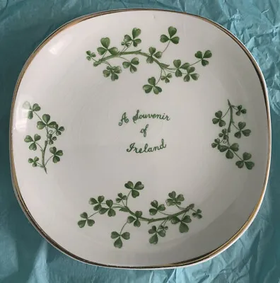 Buy Vintage Arklow Pottery Souvenir Of Ireland Plate ***FREE POSTAGE*** • 12£