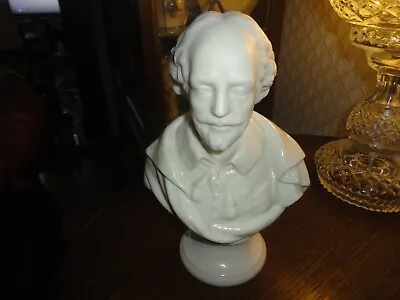 Buy A Lovely 1st Period Belleek  Bust Of Shakespeare  Circa 1863 • 240£