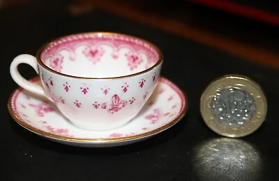 Buy Spode Miniature China Tea Cup And Saucer Y6178 • 12£