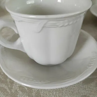 Buy Laura Ashley Vintage Wheatware. Cups And Saucers X4. From The 80's • 25£