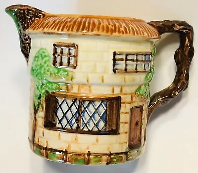 Buy Beswick Ware Pitcher Handpainted Pottery Cottage Pattern 4.5  Tall England 242 • 23.98£