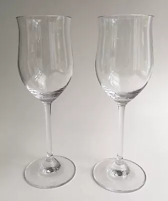 Buy Pair Of Vintage Marquis By Waterford Crystal White Wine Tulip Glasses • Signed • 26.56£