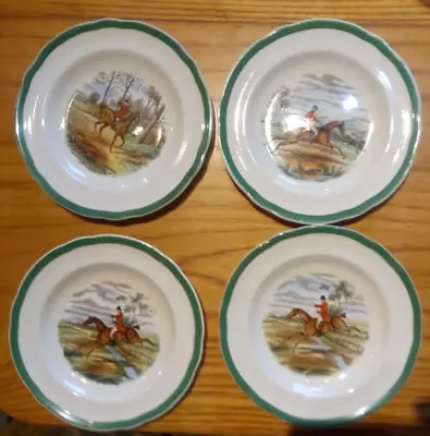 Buy SET OF 5 COPELAND SPODE PLATES HUNTING SCENES By  J F Herring Snr 5¼  • 17.99£