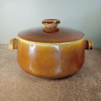 Buy Vintage, Honiton Pottery Devon, Brown Tureen Or Covered Vegetable Serving Dish • 6.95£