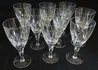 Buy Stuart England Lyric Set Of 9 Water Goblets Cut Glass • 142.08£
