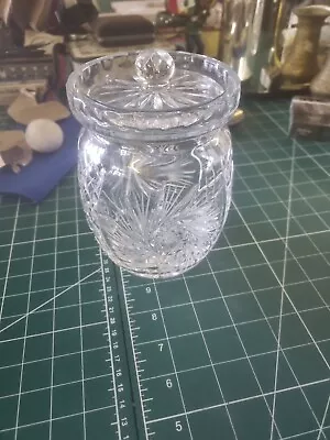 Buy Cut Glass Jar • 2.50£