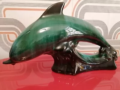 Buy Vintage Mid-Century Large Blue Mountain Pottery Ceramic Dolphin • 11.99£