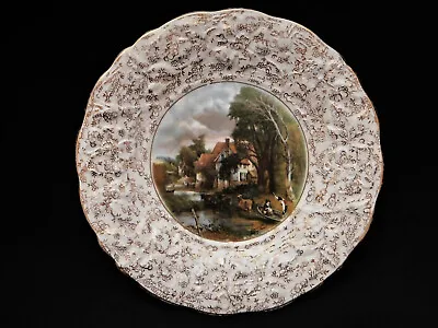 Buy Valley Farm By Constable Vintage James Kent England Gold Chintz Collectors Plate • 6.16£