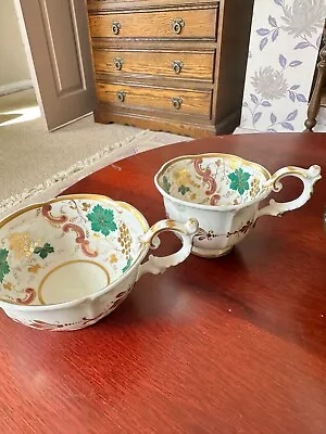 Buy Davenport China Rocococ1820 Revival Duo Pattern 892 Coffee Cup And Tea Cup • 4£