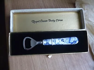 Buy Lovely Vintage Royal Crown Derby China  Willow Pattern Bottle Opener • 1.50£