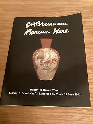 Buy Vintage C.H.Brannam Barum Ware Pottery Programme 1991 Liberty Arts & Crafts Exhi • 30£