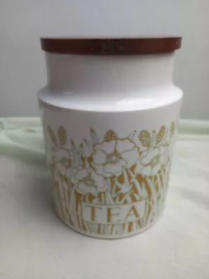 Buy Vintage Hornsea Pottery Fleur Tea Storage Jar 1977 • 7.99£