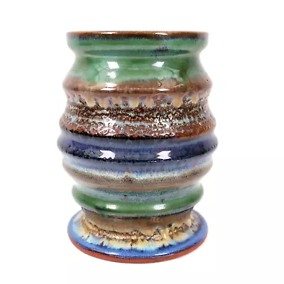 Buy Studio Pottery Vase Denby Manner Mid Century • 35£