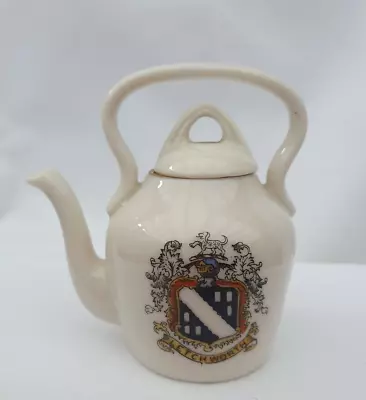 Buy S. Hancock & Sons Crested China Kettle - Letchworth • 8£