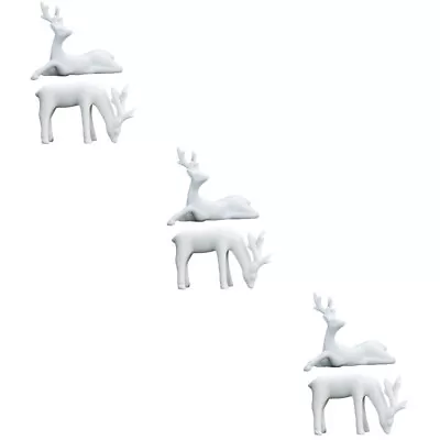 Buy  6 Pcs Ornaments Forest Creatures Figurine Animal Statue Decorate • 41.25£