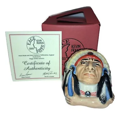 Buy Kevin Francis Ceramic Face Pot American Indian  • 22.50£