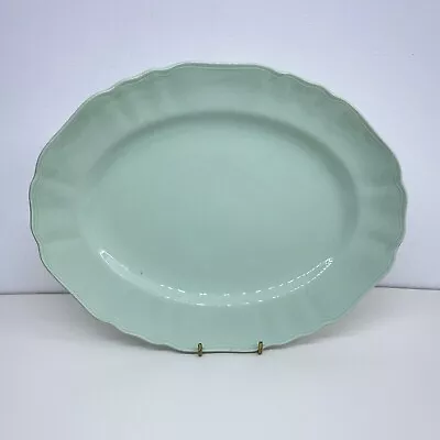 Buy Vintage J & G Meakin Jade Green Oval Platter Plate 31.5 Cm :h1 • 19.99£