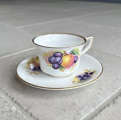 Buy Royal Worcester ‘Worcester Fruit’ Cup & Saucer. The Connoisseur Collection  • 12.99£