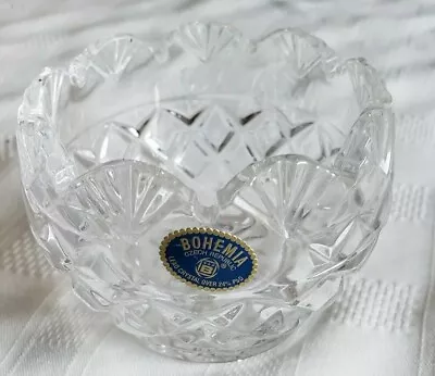 Buy Bohemia Czech Republic Lead Crystal Over 24% PbO Clear Bowl/Dish • 13.29£