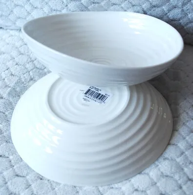 Buy SOPHIE CONRAN For Portmeirion Two CEREAL BOWLS 7  White Never Used New! X • 24.99£