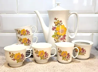 Buy Vintage Bavaria Creidlitz Coffee Tea Set 11 Piece Floral • 12.79£