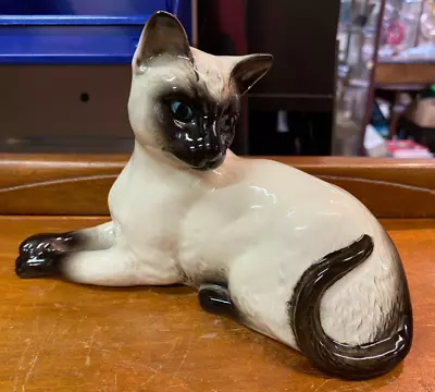 Buy Lovely Vintage Beswick Sitting Siamese Cat Porcelain Figurine No 1558 SU156 • 20£