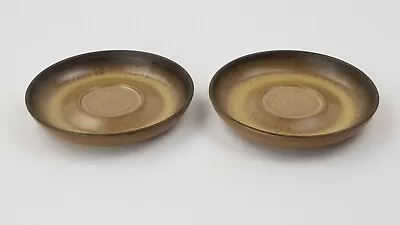 Buy 2 X Denby Handcrafted Romany Brown Saucers Replacement • 7.95£