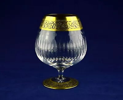 Buy Stuart Crystal Large Gold Gilt Brandy Glass - 14.7cms (5-3/4″) Tall - Signed 1st • 42.50£