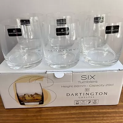 Buy Set Six Darlington Crystal Tumblers New • 29.50£