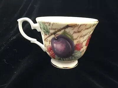 Buy Parchment Fruit Duchess Fine Bone China Made In England Tea Cup Only Purple • 9.29£