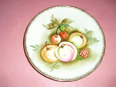 Buy ROYAL CROWN Fine China Hand Painted FRUIT Center J. ROBERT #44/265 Plate - 8-1/4 • 21.59£