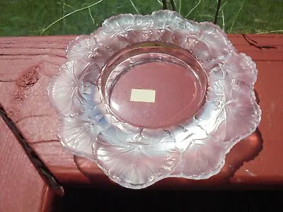Buy Lalique France Crystal Art Glass Honfleur Bowl Unused Mint 5 3/4  • 37.92£