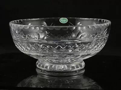 Buy Stuart Crystal Imperial Bowl For Salad Or Fruit Pattern 26381 Vintage Glass • 18£