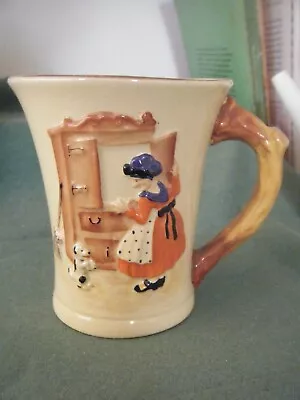 Buy Rare Unlisted W H Goss 3rd Period China Nursery Rhyme Tankard Old Mother Hubbard • 75£