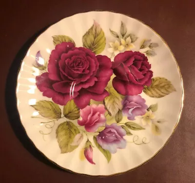 Buy Vintage Duchess Bone China Saucer -England- Rose Floral Gold Trim Olde England • 4.81£