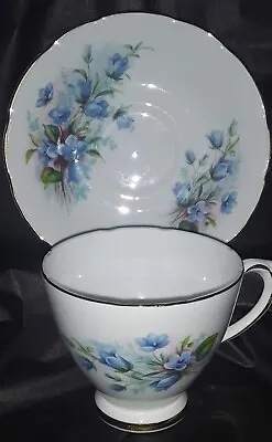 Buy Royal Sutherland Bluebelle Pattern Cup & Saucer Fine Bone China • 11.51£
